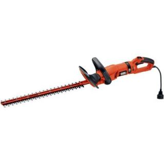 BLACK+DECKER 24 in. 3.3 Amp Hedge Trimmer with Rotating Handle HH2455