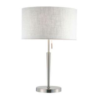 Adesso Hayworth 22 in. Satin Steel Table Lamp 3456 22
