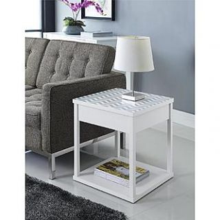 Dorel Home Furnishings Colored Drawer Front Parsons End Table Multiple