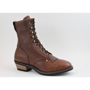 AdTec   Mens 9 Western Packer Boots Tumble Brown