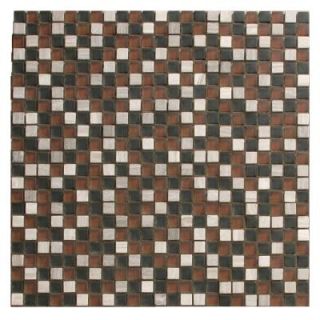 Solistone Opera Allegro 12 in. x 12 in. x 7.93 mm Glass and Marble Mesh Mounted Mosaic Tile (10 sq. ft. / case) 9036