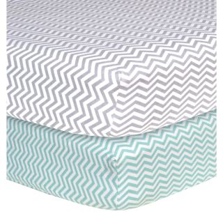 Trend Lab Chevron Flannel Crib Sheets (Pack of 2)   Shopping