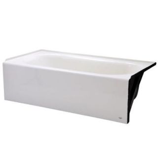 American Standard Princeton Above Floor Rough 5 ft. Right Drain Soaking Tub in White 2393.202.020