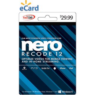 Nero Recode 12 $29.99 eGift Card 