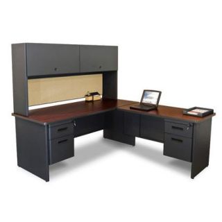 Marvel Office Furniture Pronto Executive Desk with Pedestal