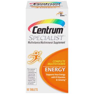 Centrum Specialist Energy Complete Multivitamin Dietary Supplement