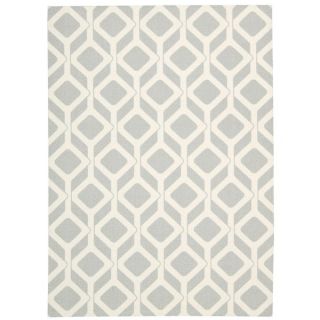 Rug Squared Milford Grey Graphic Area Rug (8 x 10)