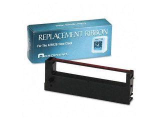 Acroprint Time Recorder Replacement Ribbon, For Time Clock Model ATR120, BK/RD