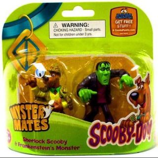 Sherlock Scooby & Frankenstein's Monster Mini Figure 2 Pack Scooby Doo
