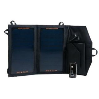Opteka 11 WATT Dual EcoPanel Rapid Solar Charger with 2200mAh Battery Bank Kit for Smartphones, Tablets, Battery Packs & Other USB Powered Devices