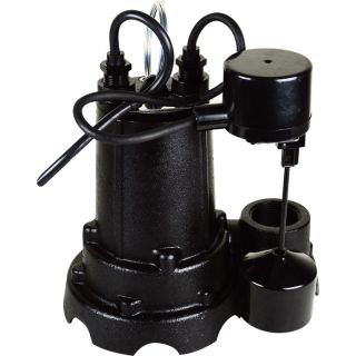 Water Source Self-Priming Cast Iron Submersible Sump Pump — 3000 GPH, 1/3 HP, 1 1/2in. Port,  Model# WSSPC3V  Sump Pumps