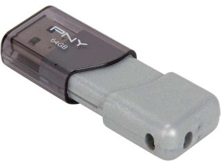 PNY Turbo 64GB USB 3.0 Flash Drive Model P FD64GTBOP GE