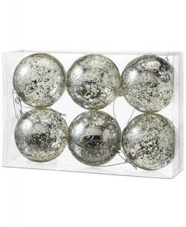 Midwest Boxed Silver Ball Christmas Ornaments   Holiday Lane