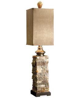 Uttermost Andean Layered Stone Buffet Lamp   Lighting & Lamps   For