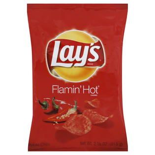 Doritos  Potato Chips, Flamin Hot Flavored, 2.875 oz (81.5 g)