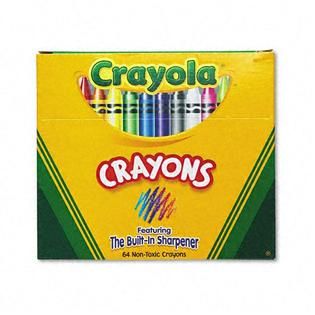 Crayola  Classic Color Pack Crayons, Wax, 64 Colors per Box