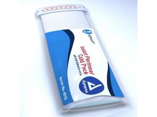 Dynarex 4515 Perineal Instant Cold Pack with Self Adhesive Strip, 12'' x 4.5'', 24/Case