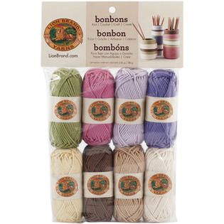 Lion Brand Bonbons Yarn 8/Pkg Nature   Home   Crafts & Hobbies