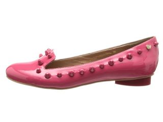 love moschino studded loafer coral