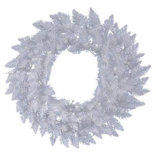 48 Spruce Wreath 260Tips  Sparkle White