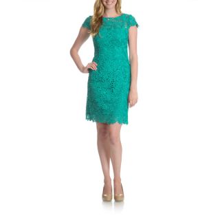 Patra Womens Lace Overlay Sheath Dress   Shopping   Top