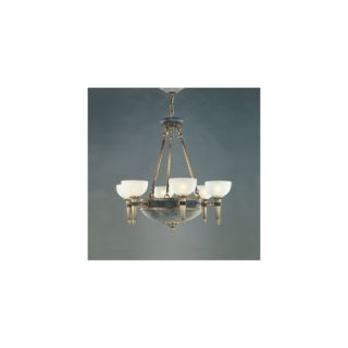 Zaneen Lighting Catalonia Six Light Traditional Chandelier in Antique