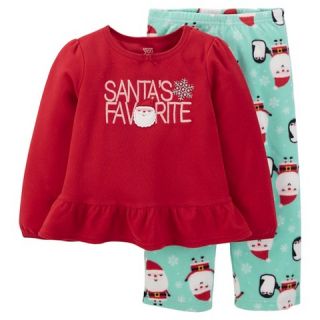 Just One You™ Made by Carters® Fleece Pajama Set Santa
