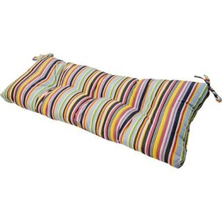 Greendale Home Fashions 46" Outdoor Swing/Bench Cushion, Sunbrella Fabric, Malibu Stripe