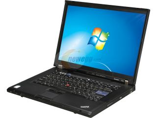 Refurbished Lenovo Laptop T61P Intel Core 2 Duo 2.00 GHz 4 GB Memory 80 GB HDD 15.4" Windows 7 Home Premium