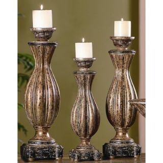 Crestview Collection Avignon Resin Candlesticks