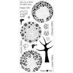 Stampers Anonymous Darcies All Season Tree Clear Stamp Set