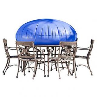 Duck Covers Elite 108 Dia Round Patio Table and Chairs Cover with