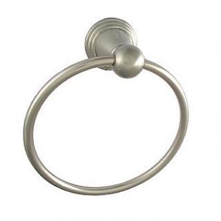 Exquisite Towel Ring Centennial Brushed Nickel Finish   Home   Bed