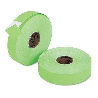 Monarch PAXAR 1 Line Labels, Fluorescent Green, 2,000   Office