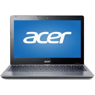 Acer Granite Gray 11.6" C720 3605 Chromebook PC with Intel Core i3 4005U Dual Core Processor, 4GB Memory, 32GB SSD and Chrome OS
