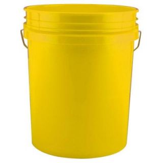Leaktite 5 Gal. Yellow Bucket (Pack of 3) 209335