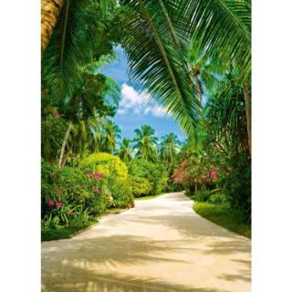 Ideal Decor 100 in. x 72 in. Tropical Pathway Wall Mural DM438