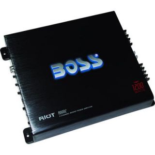 Boss Audio R6002 RIOT Series 1200W Mosfet Power 2 Channel Amplifier