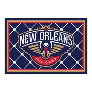 FANMATS New Orleans Pelicans 5 ft. x 8 ft. Area Rug 9347