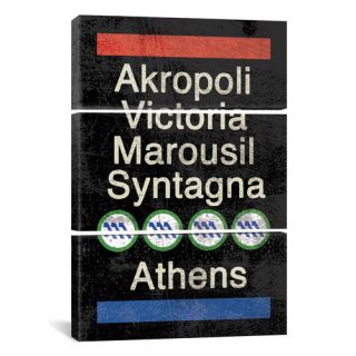 Erin Clark Athens 3 Piece on Wrapped Canvas Set by iCanvas