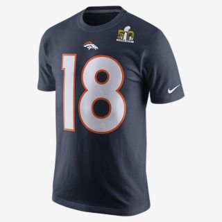 SB50 Nike Bound Name and Number (NFL Broncos / Peyton Manning) Mens T