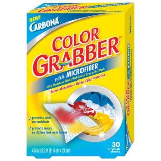 Carbona Color Grabber with Microfiber In Wash Sheets, 30 sheets