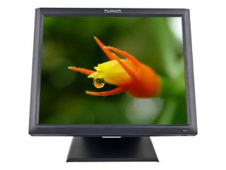 Planar PT1945R (997 5971 00) Black 19" 1280x 1024 5ms Dual Serial/USB 5 wire Resistive TouchScreen Monitor w/Speakers 200 cd/m2 1000:1