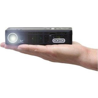 AAXA P4X Pico Projector, 125 Lumens, Pocket Size, Li Ion Battery, HDMI, Media Player, 15,000 Hour LED, DLP Projector