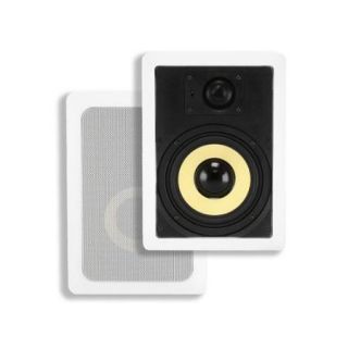 6 1/2 Inches Kevlar 2 Way In Wall Speakers (Pair)   60W Nominal, 120W Max