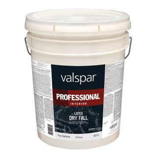 Valspar Black Flat Latex Interior Paint (Actual Net Contents 640 fl oz)