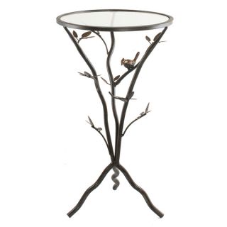 Glass Bird Metal End Table   15289401   Shopping