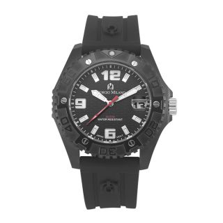 Cosmo by Giorgio Milano Mens Sports & Casual Black Watch Chronograph