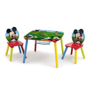 Disney Mickey Mouse Table & 2 Chairs   Baby   Toddler Furniture