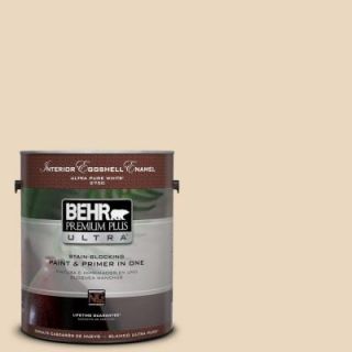 BEHR Premium Plus Ultra 1 gal. #HDC WR15 8 Steamed Milk Eggshell Enamel Interior Paint 275001